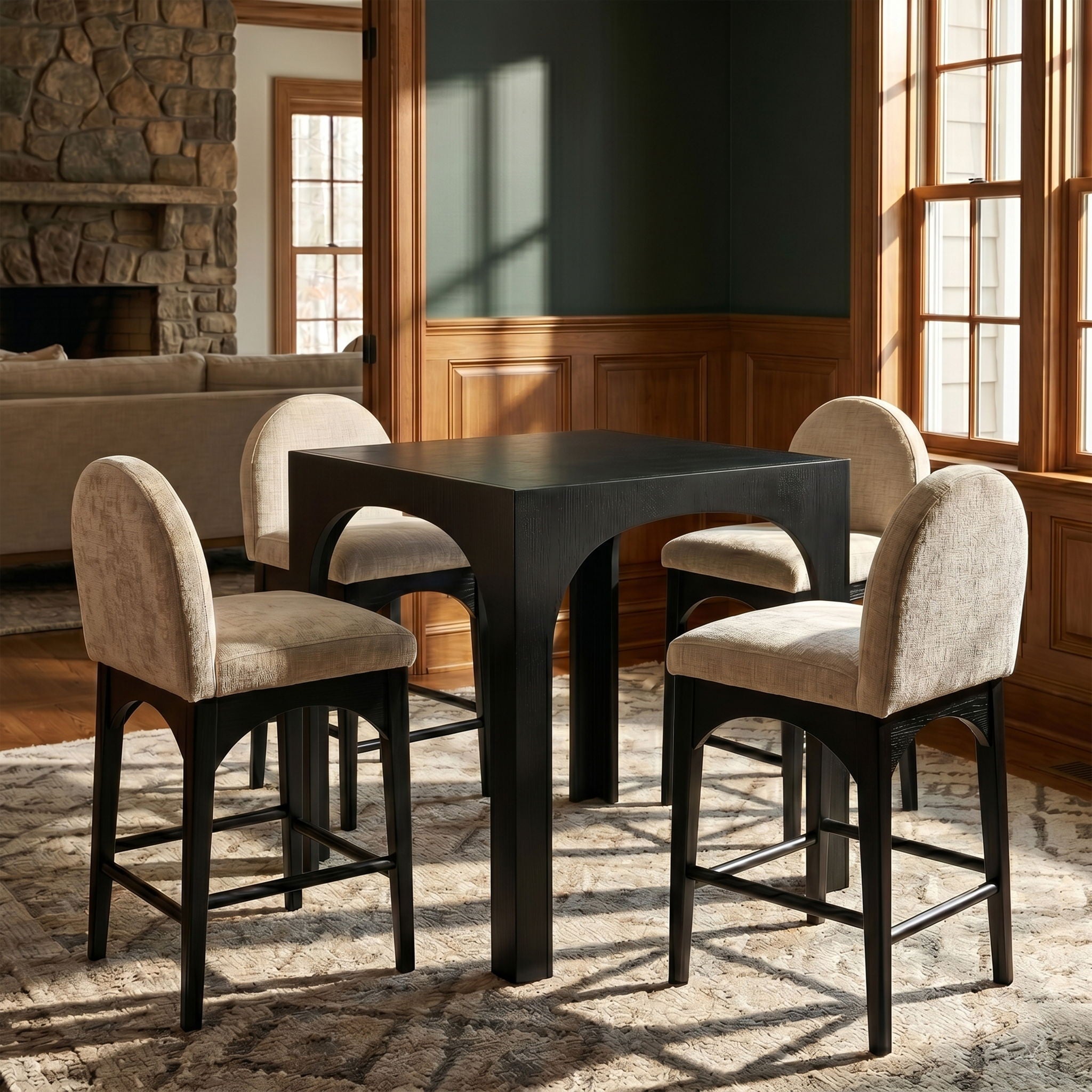 Waldorf - Tempered Glass Top Table