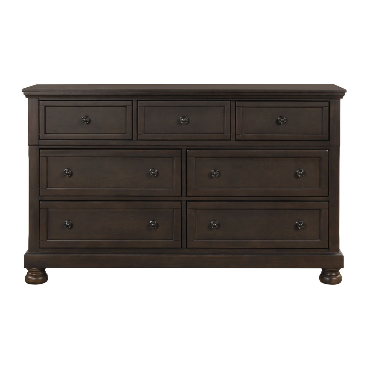 Begonia - Dresser With Hidden Drawer - Grayish Brown