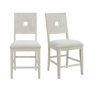 Avalanche - Counter Side Chair (Set of 2) - Antique White