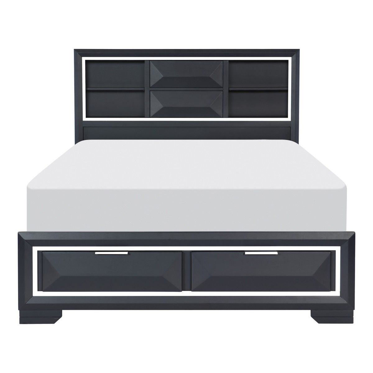 Rosemont - Platform Bed With Storage Footboard