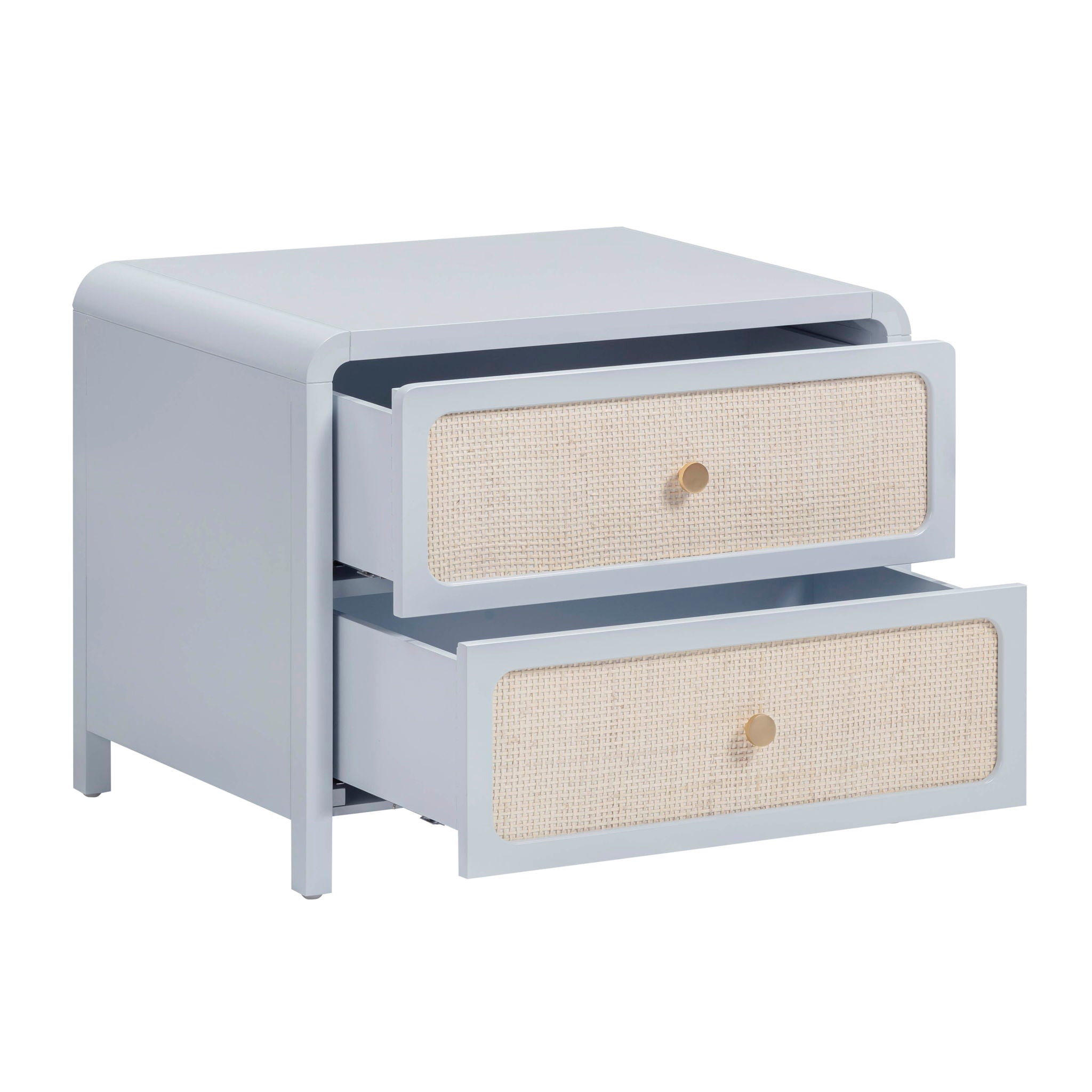 Patty - Rattan 2-Drawer Nightstand