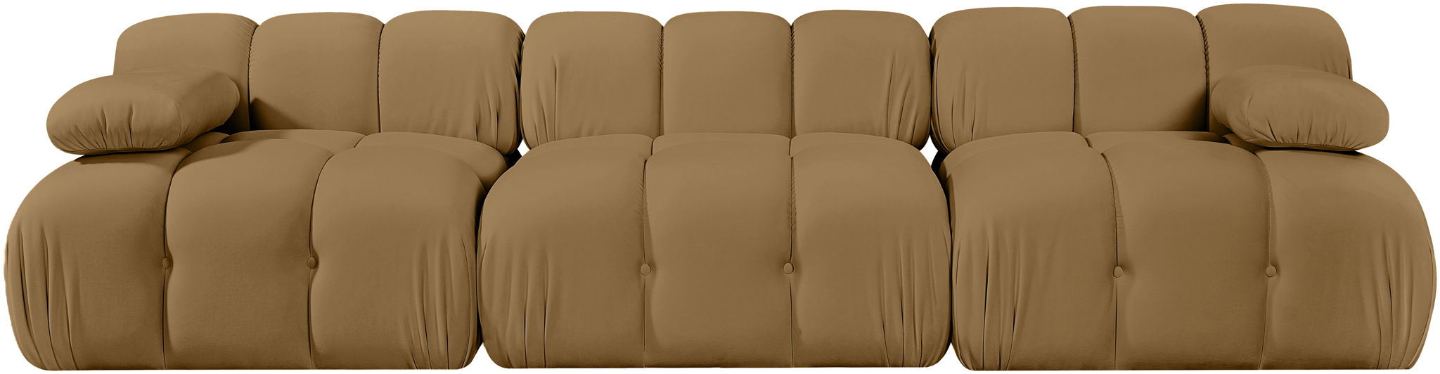 Orin - Velvet 3 Piece Modular Sofa