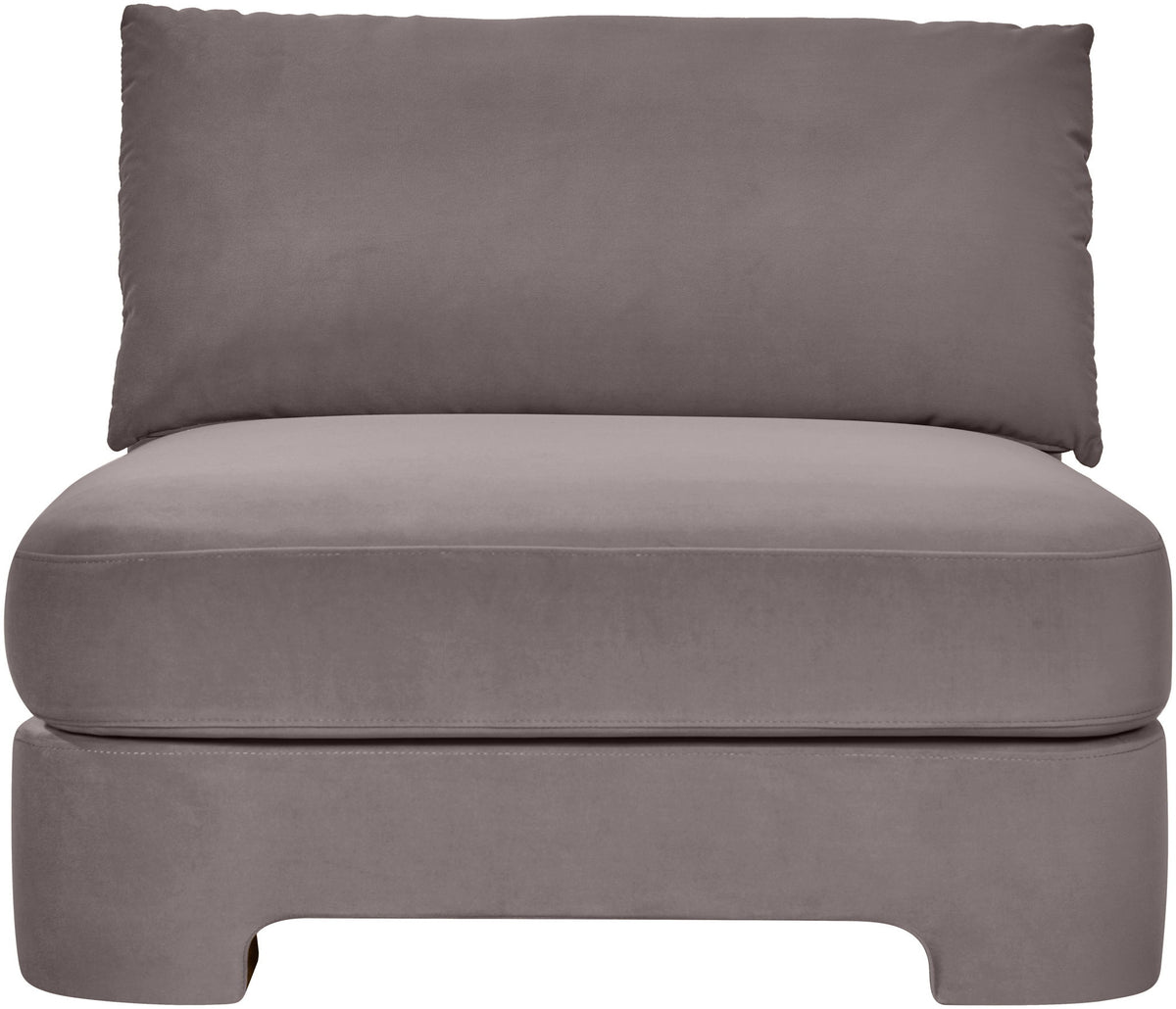 Hammond - Velvet Performance Fabric Upholstered Armless Chair