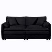 Modern Oversized Loveseat Sofa With Deep Seat And Diy Combination