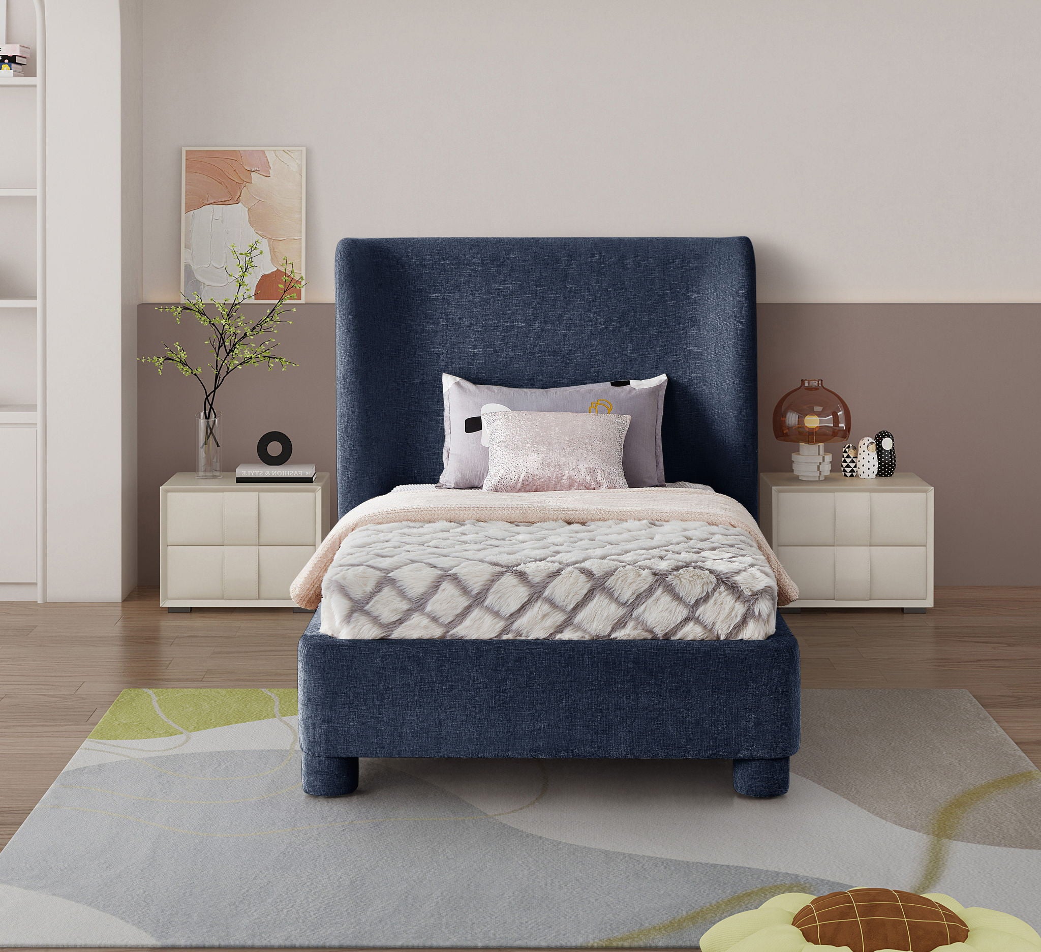 Penny - Chenille Fabric Bed