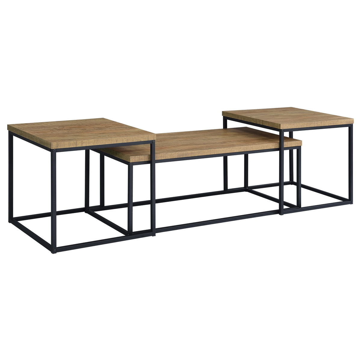 Rosey - 3 Piece Coffee Table Set - Mango Color