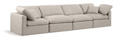 Indulge - Linen 4 Seat Modular Sofa