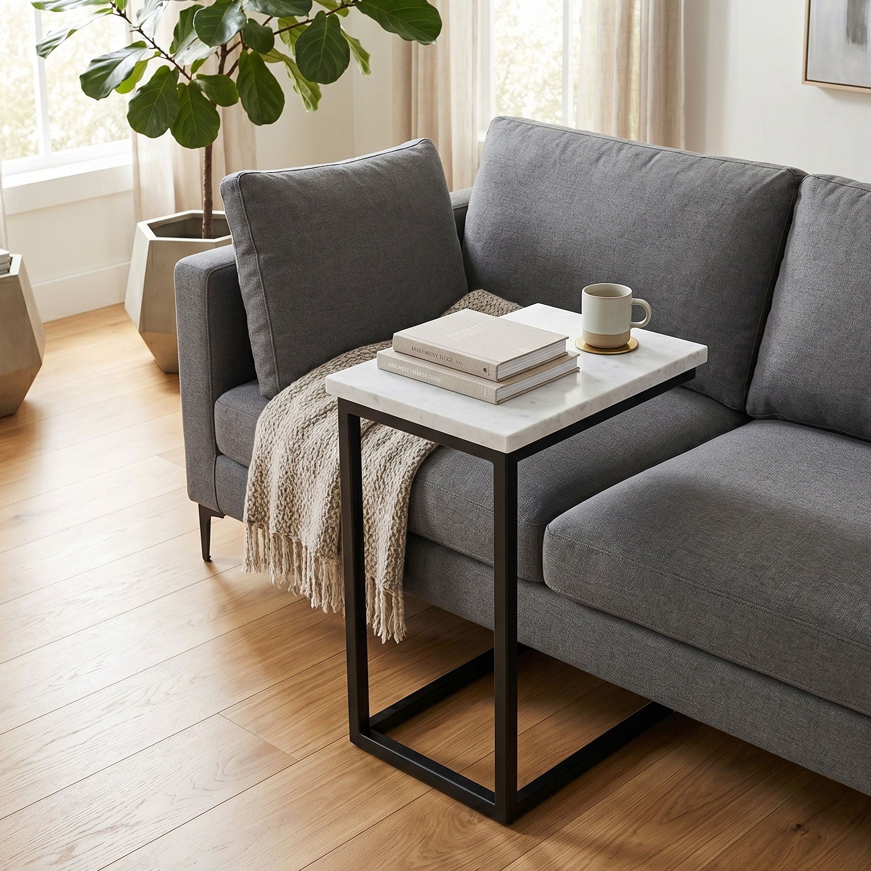 Skyler - Handcrafted C Side Table