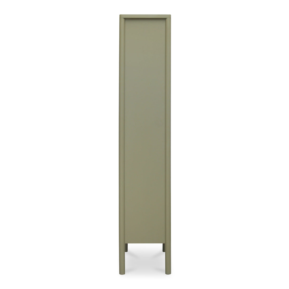Hannah - Tall Display Cabinet - Green