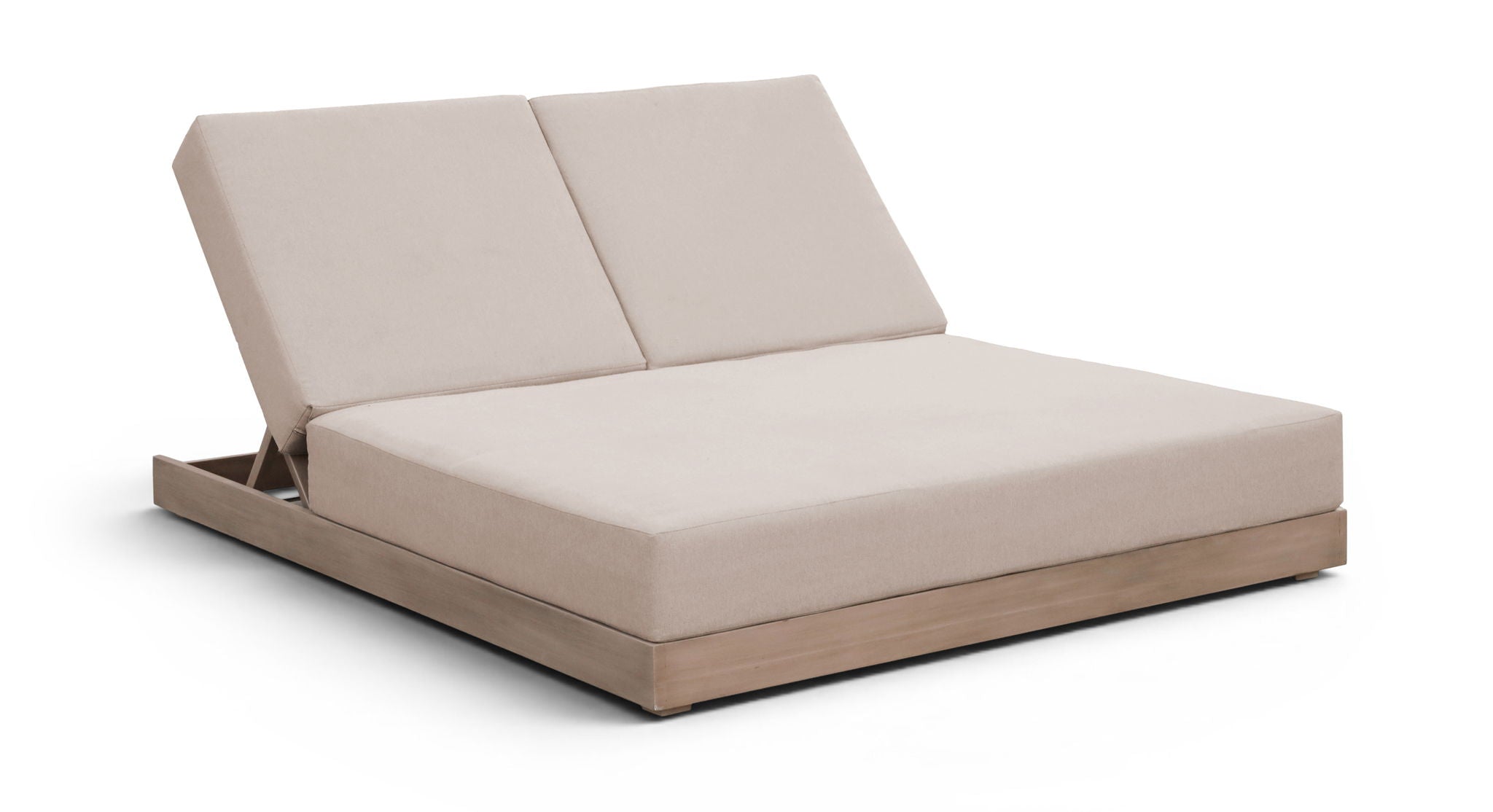 Solace - Olefin Performance Fabric Outdoor Patio Double Lounge Chair