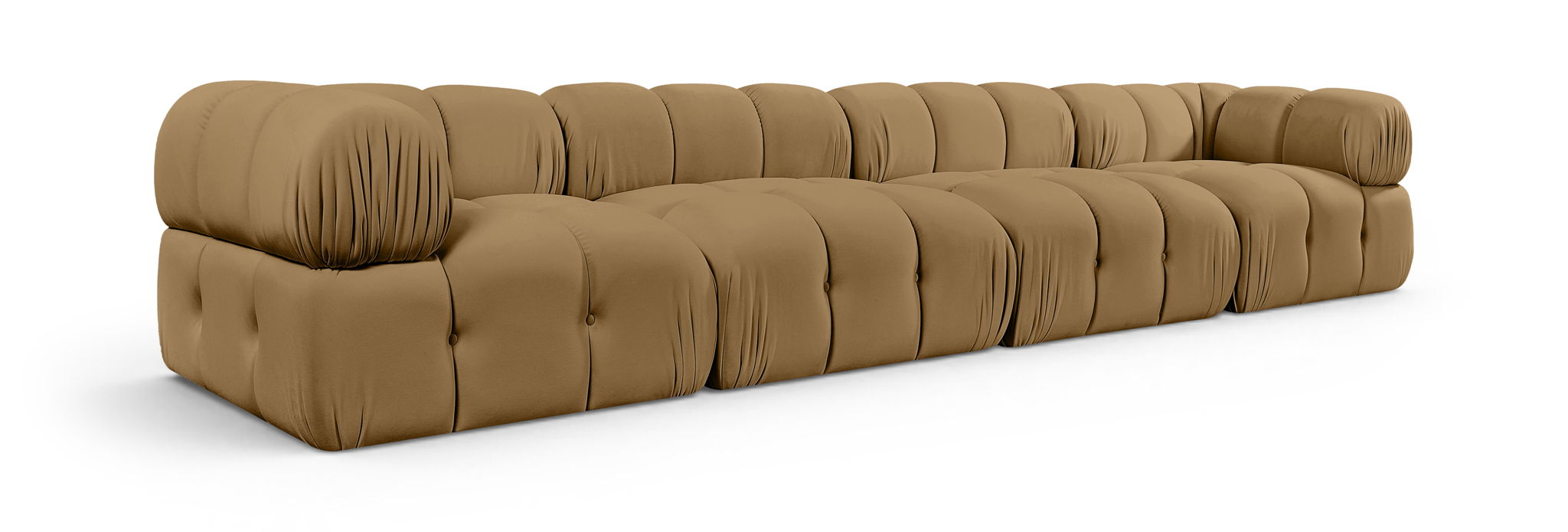 Orin - Fabric Velvet 4 Piece Modular Sofa