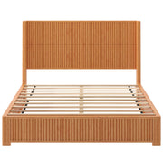 Platform Bed Frame With Headboard, Floor Standing Design