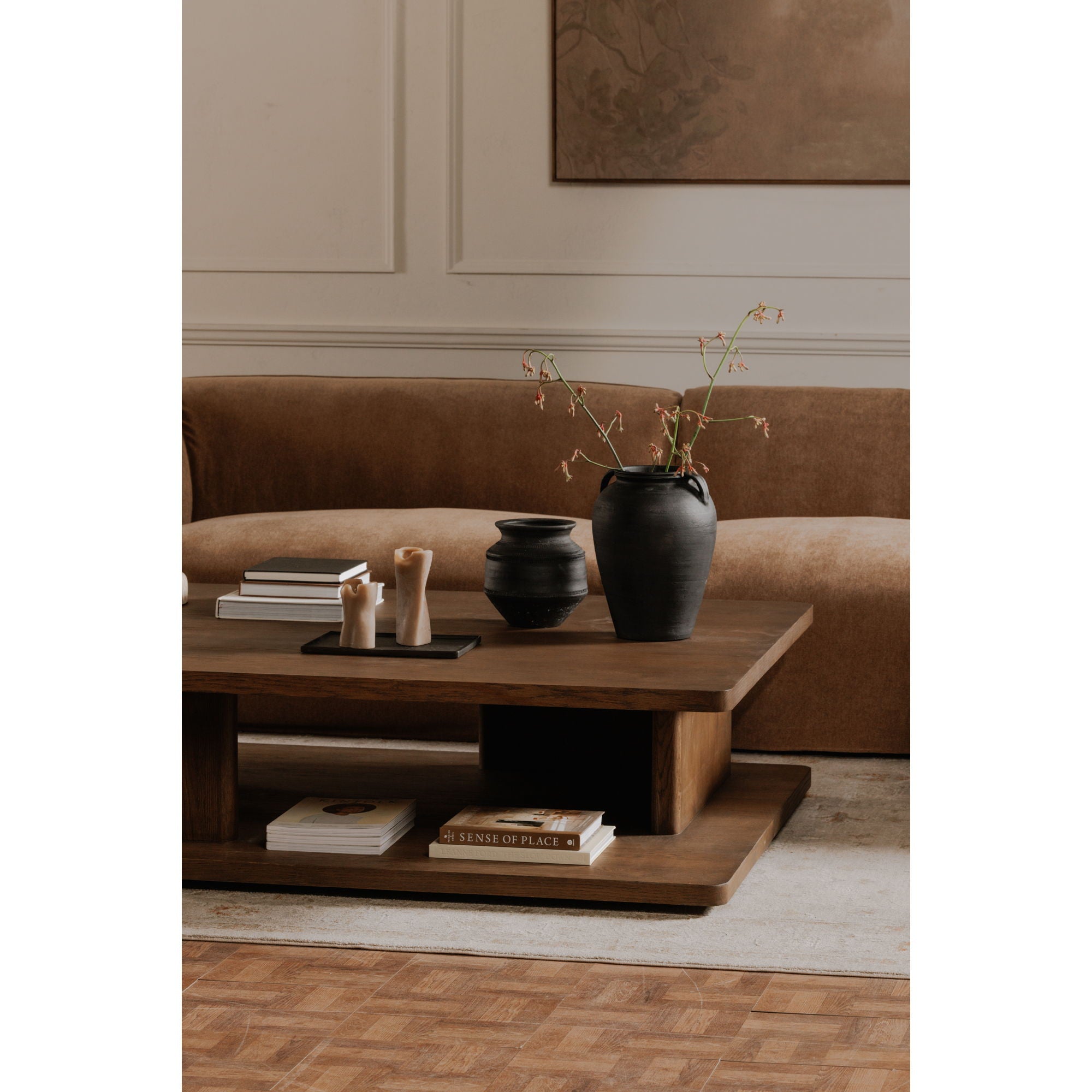 Casey - Large Coffee Table - Dark Brown