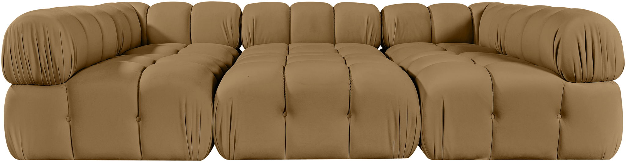 Orin - Velvet 6 Piece Modular Sectional