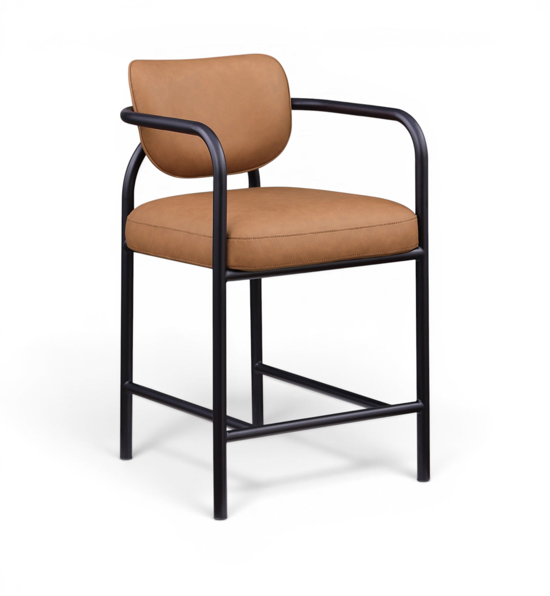 Serava - Vegan Leather Upholstered Bar Stool