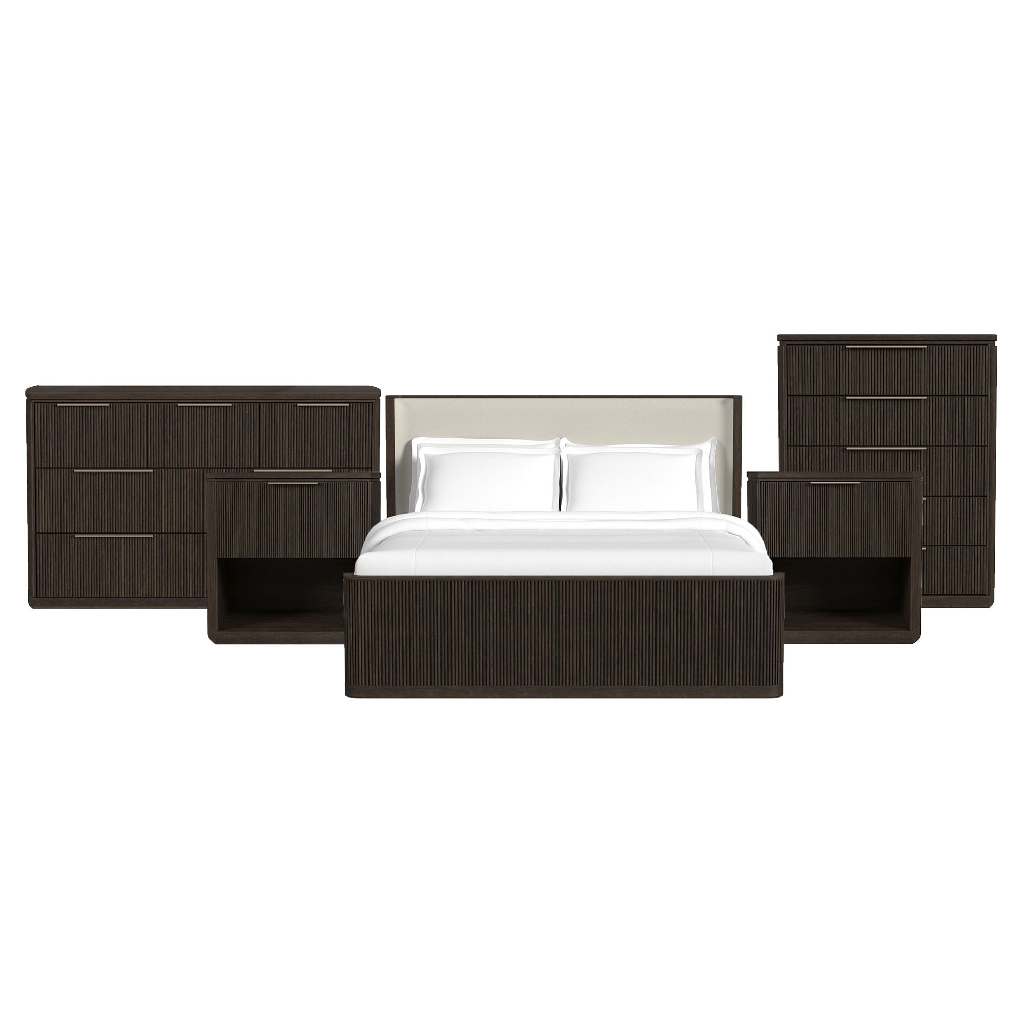 Sylvie - Bedroom Set With Upholstered Bed