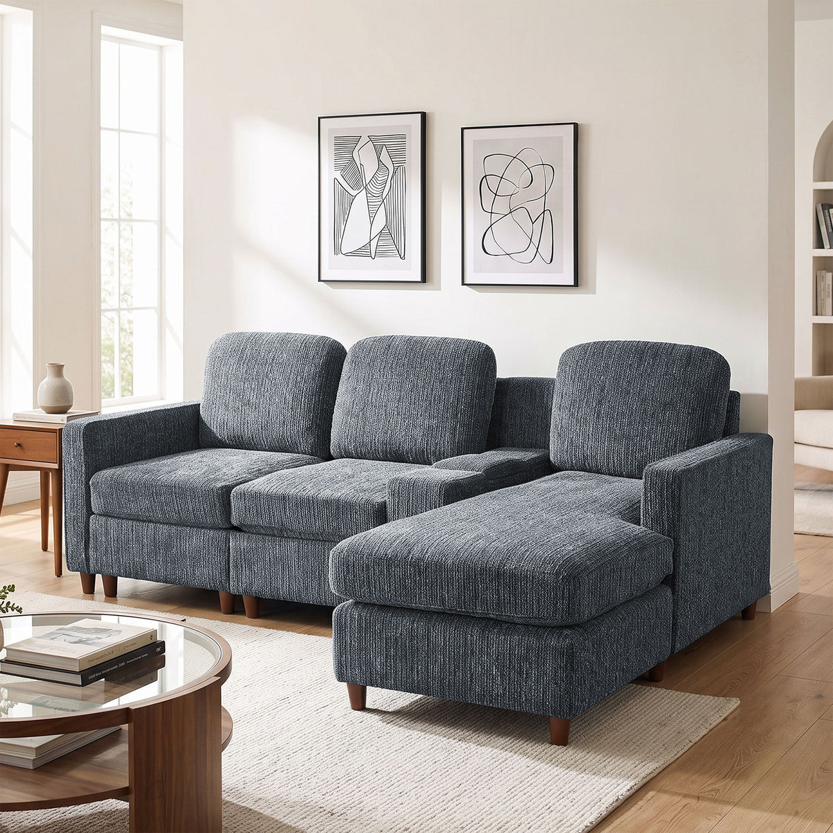 L - Sectional Sofa With Reversible Chaise