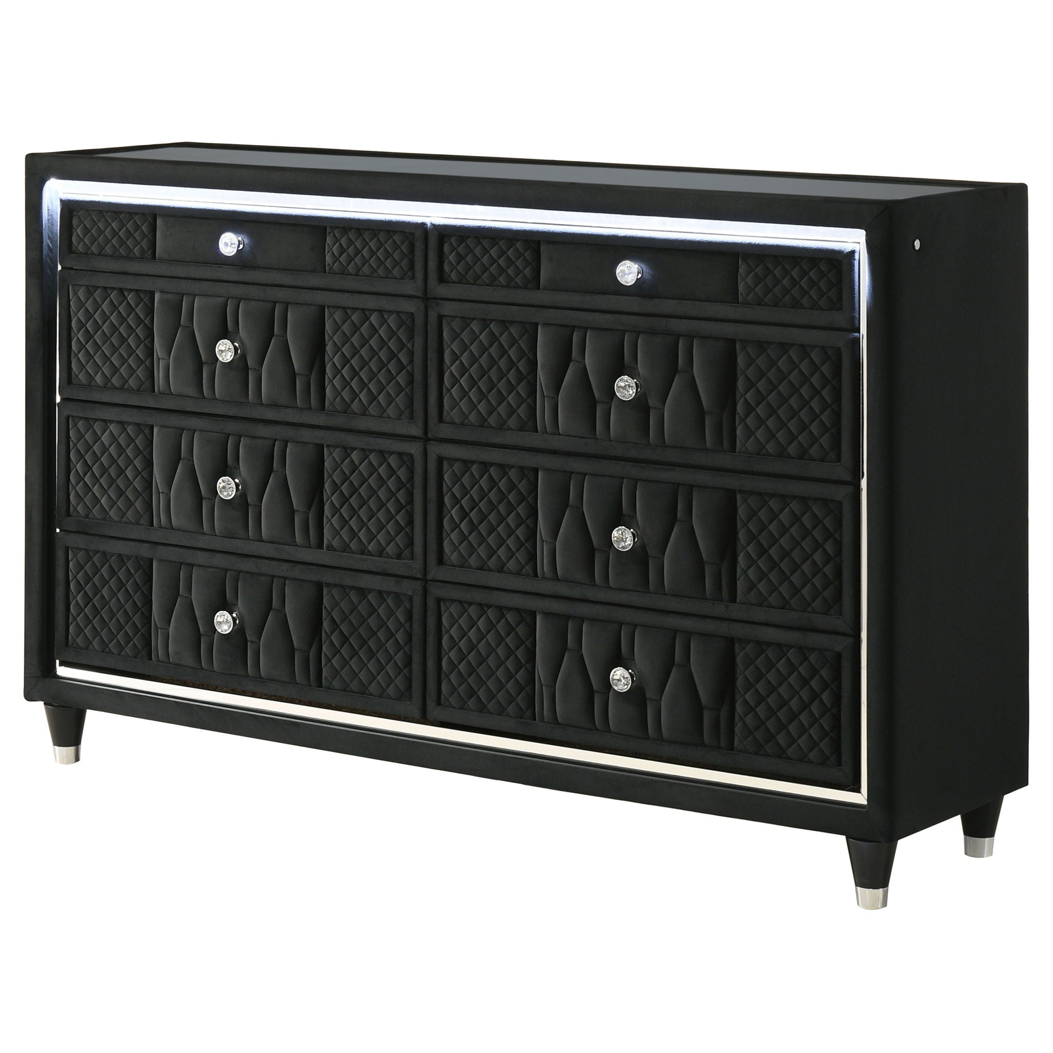 Mika - 8 Drawer LED Dresser