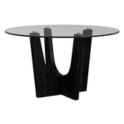 Oregon - Round Table With Glass Top