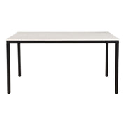 Parson - Small Marble Dining Table - White