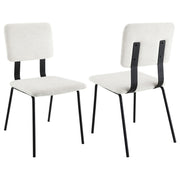 Bixby - Upholstered Dining Side Chair (Set of 2) - White
