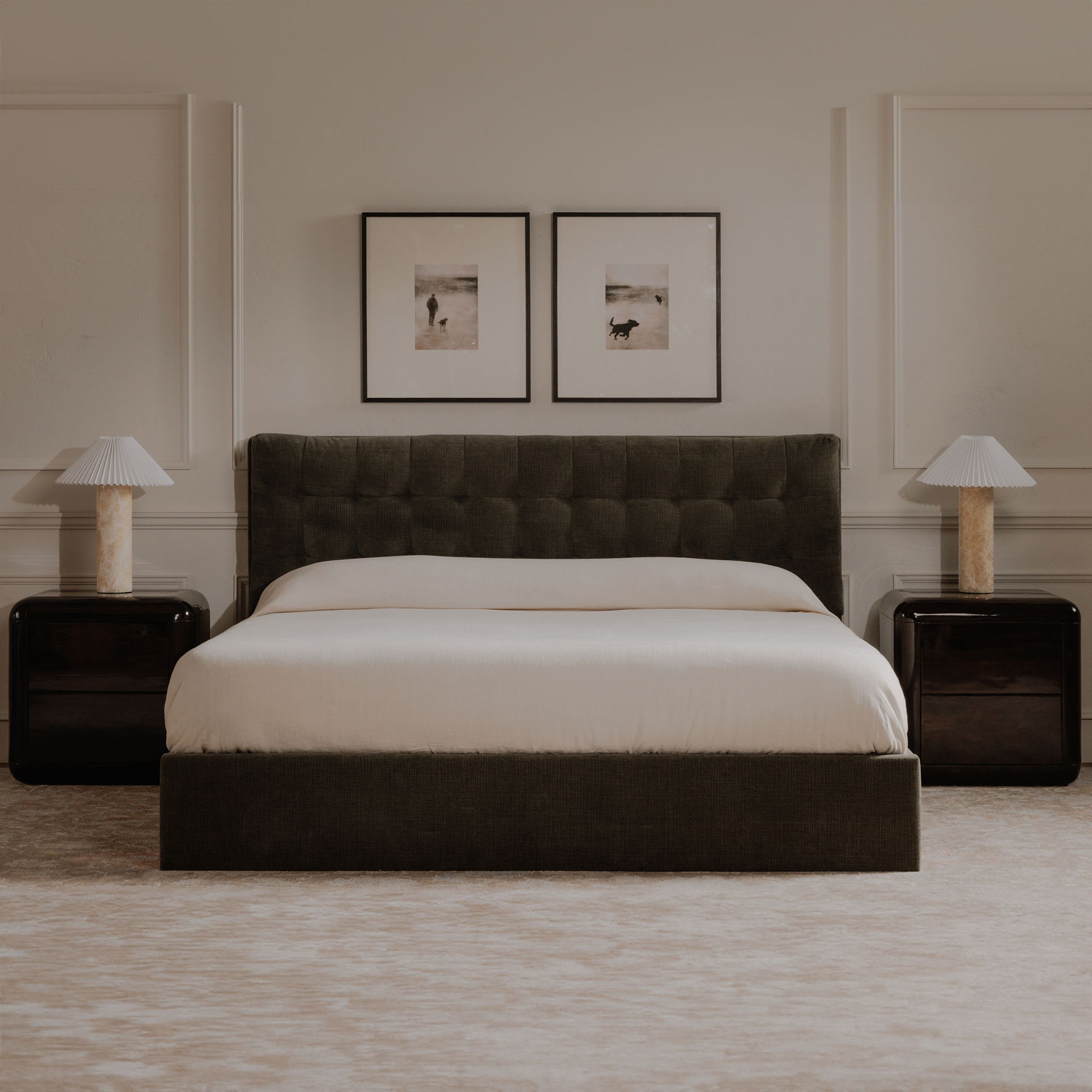 Sebastion - King Storage Bed - Green
