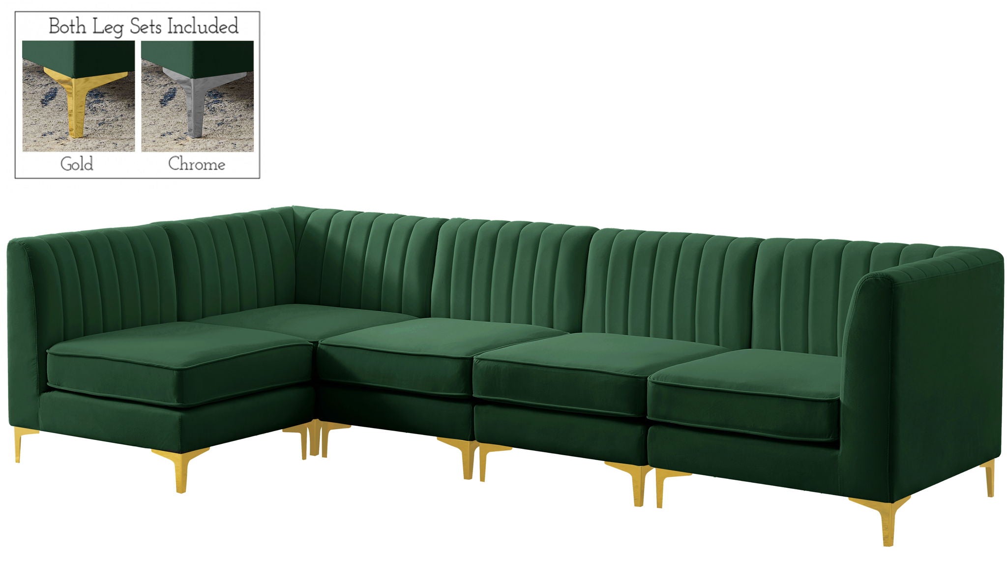 Alina - 5 Piece Modular Sectional