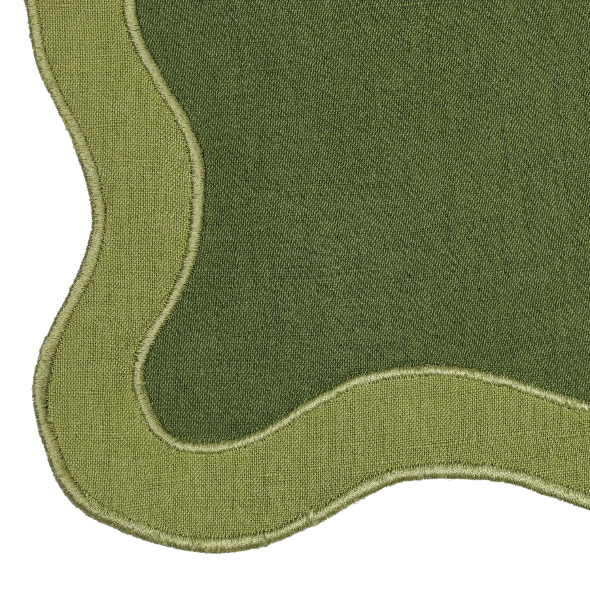 Organic Cotton / Linen Wavy Challah Cover