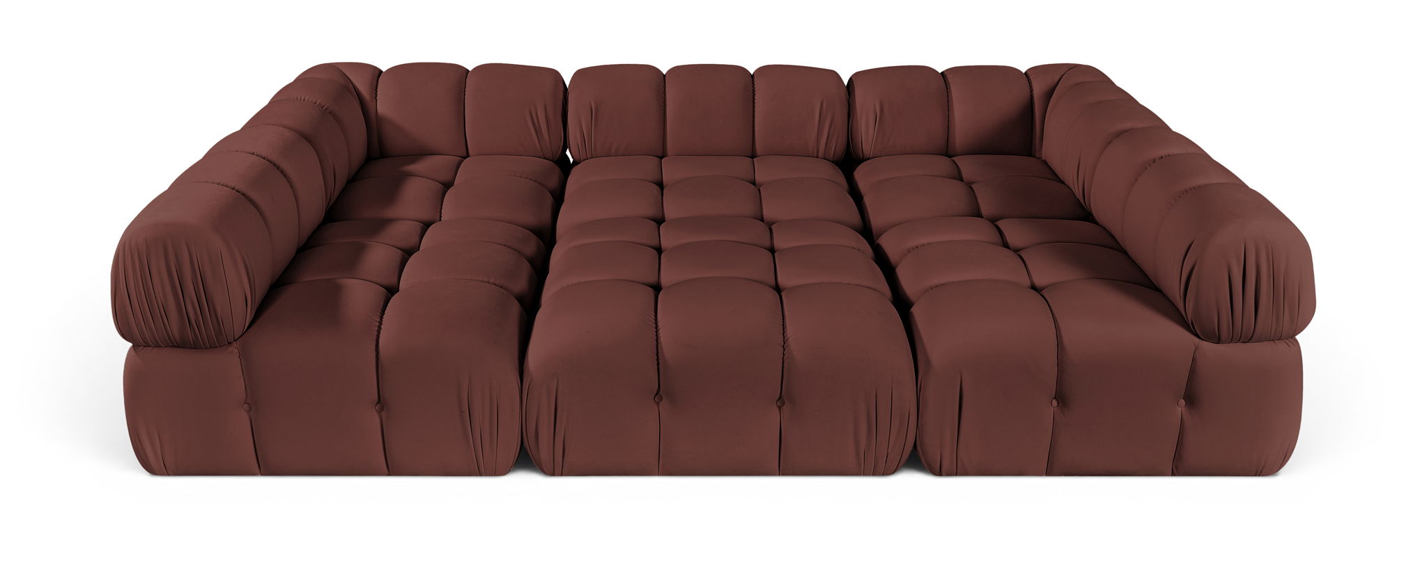 Orin - Velvet 6 Piece Modular Sectional