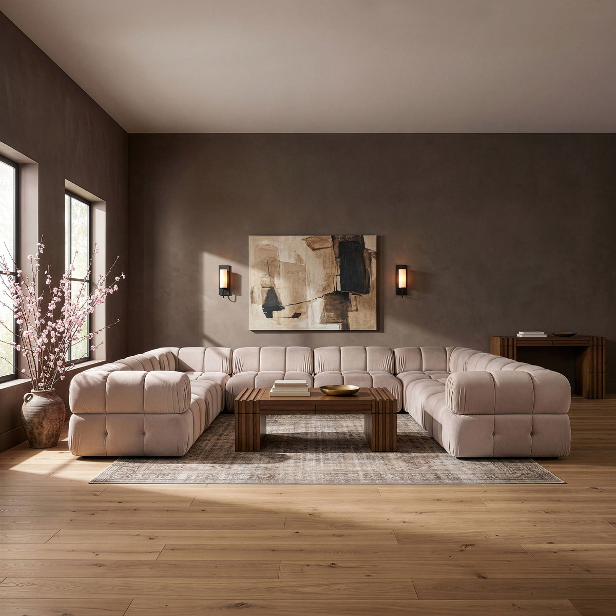 Orin - 8 Piece Modular Sectional (4 Modular Chairs, 4 Corner Chairs)