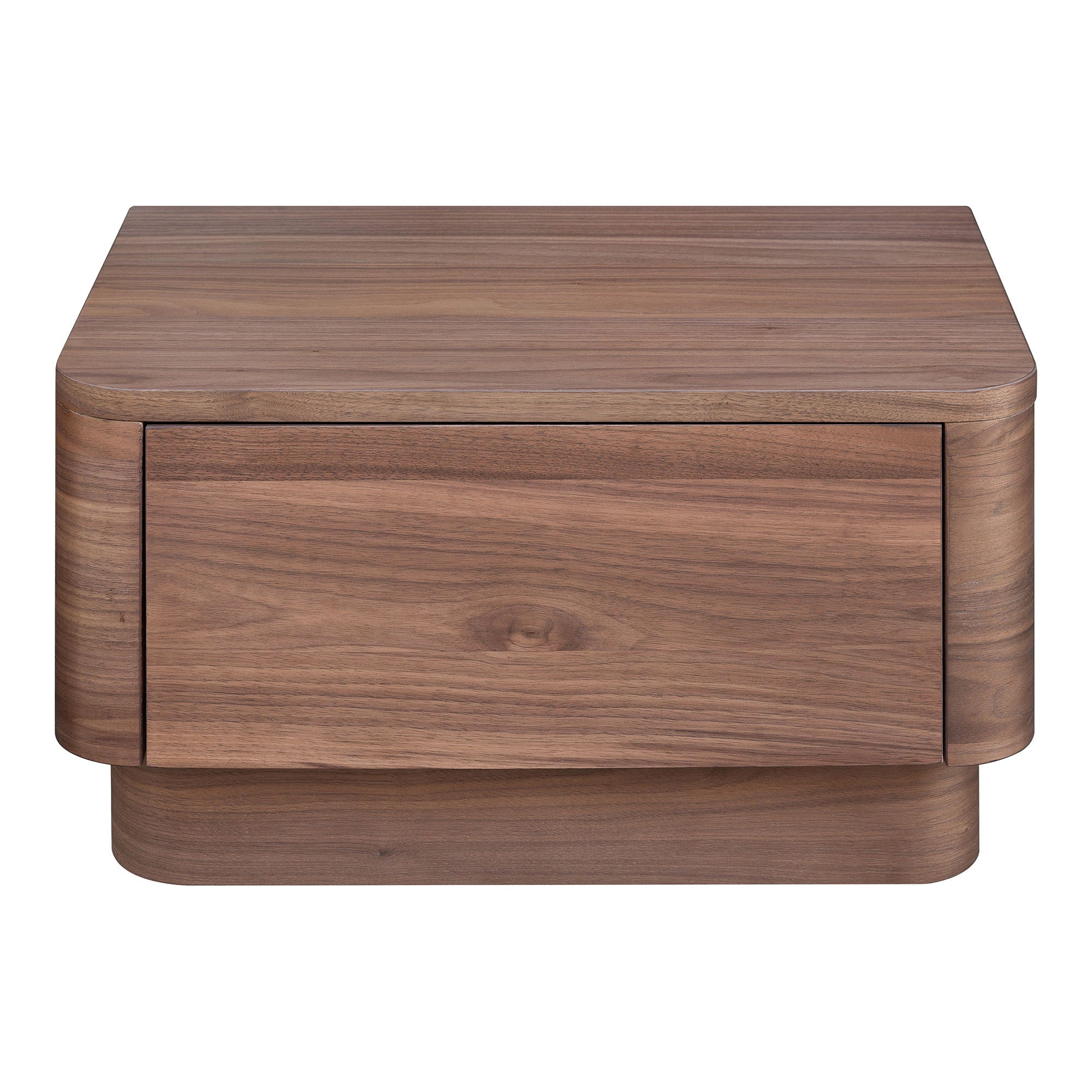 Round Off - Nightstand - Walnut