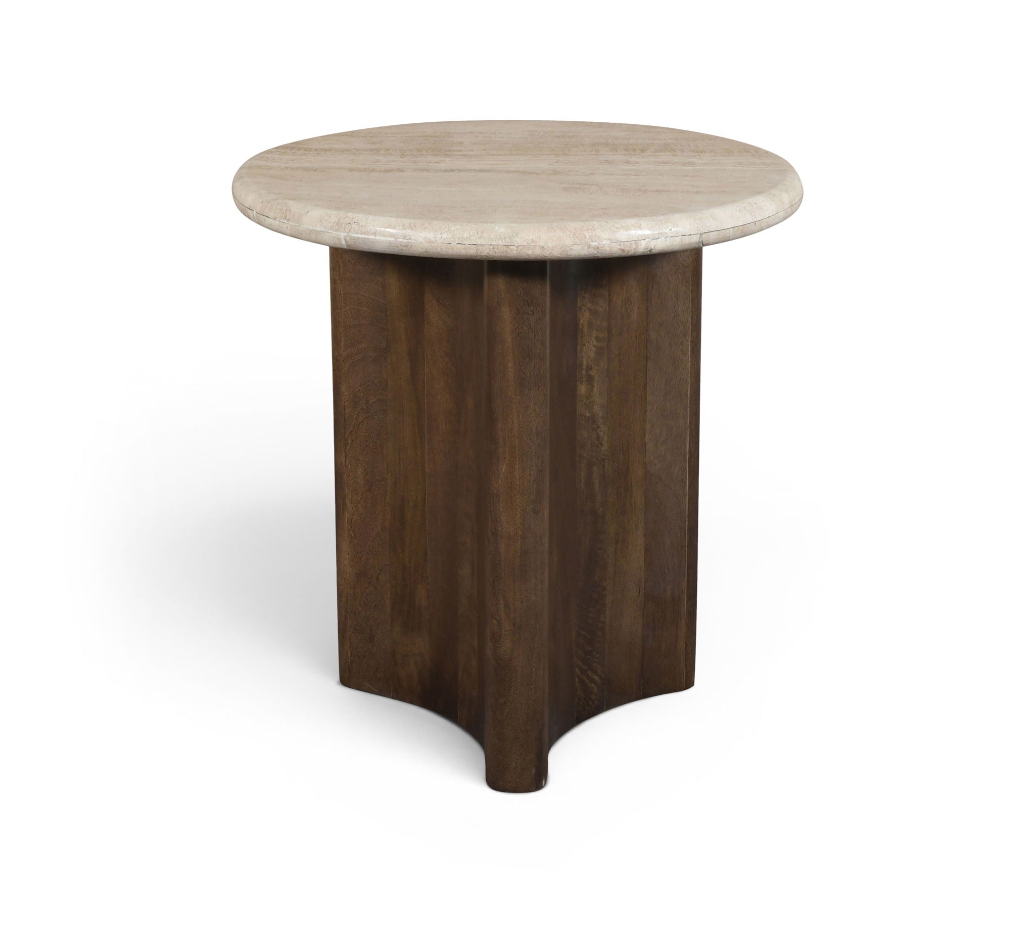 Pietra - Travertine And Mango Wood Table