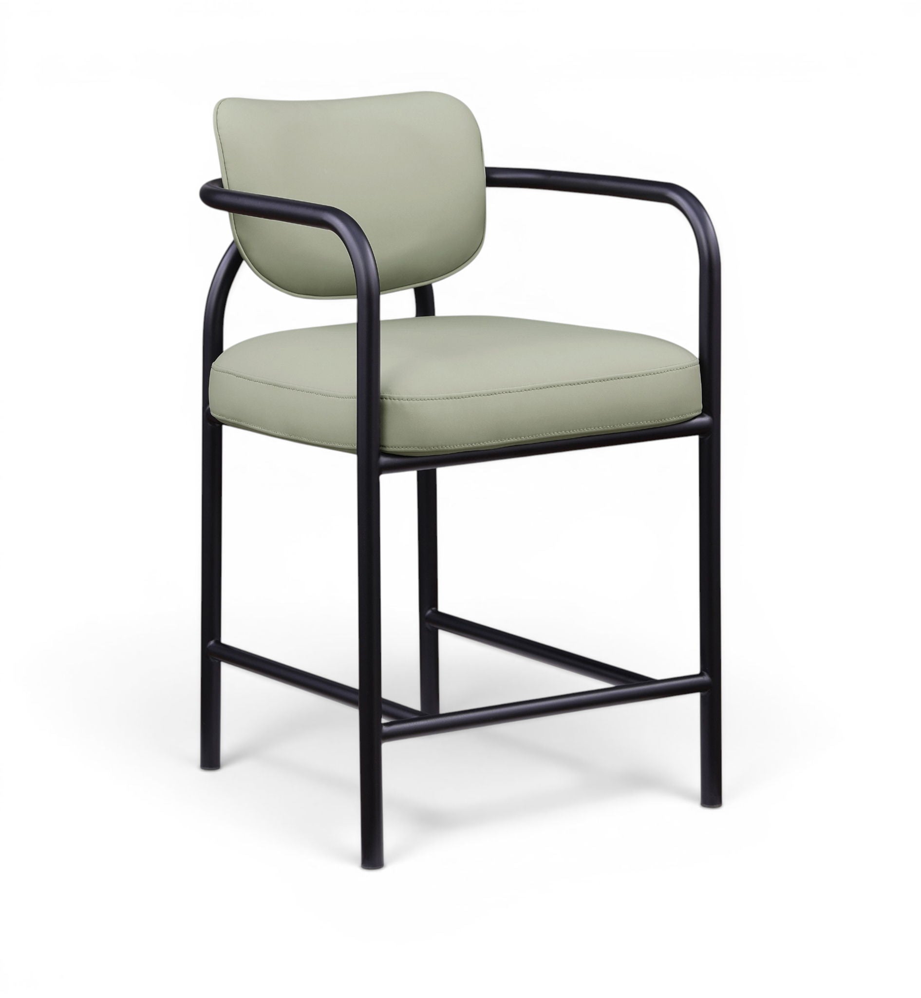 Serava - Vegan Leather Upholstered Bar Stool