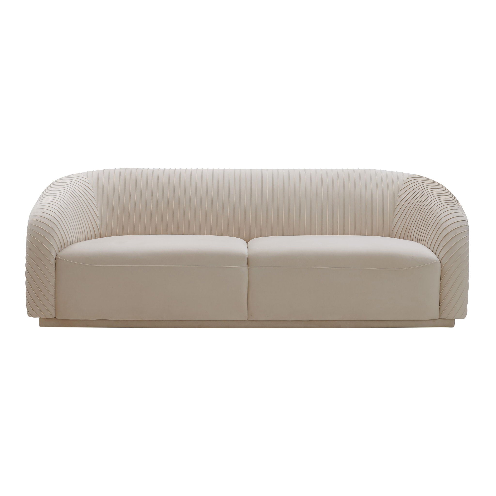 Yara - Pleated Velvet Sofa