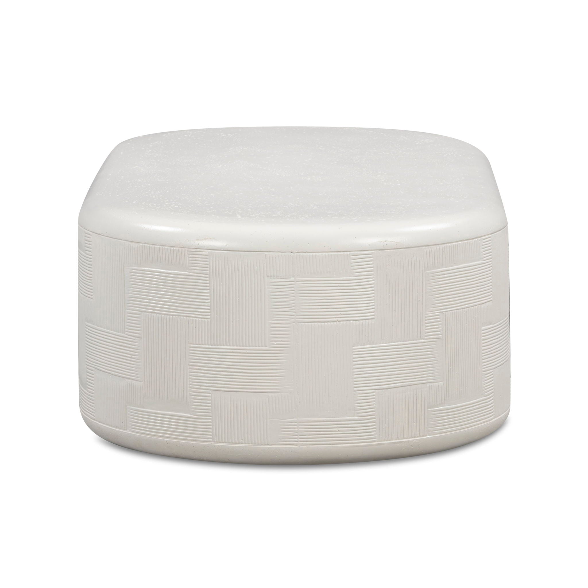Suraya - Concrete Rounded Coffee Table