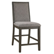 Upholstered Dining Chairs Counter Height (Set of 2) - Gray