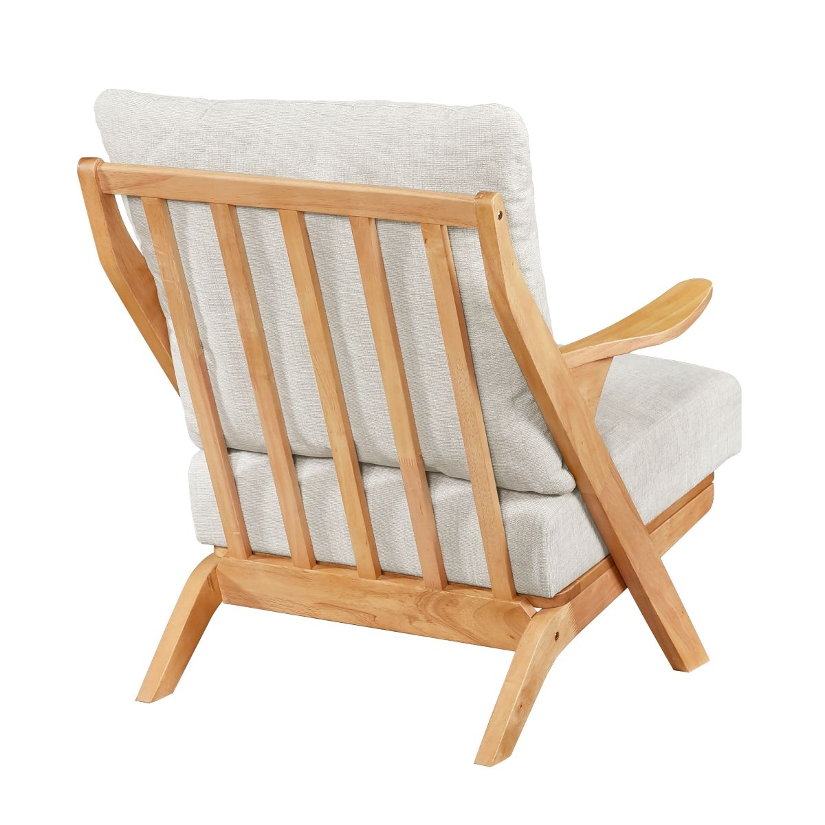 Lennox - Accent Chair - Light Brown Frame