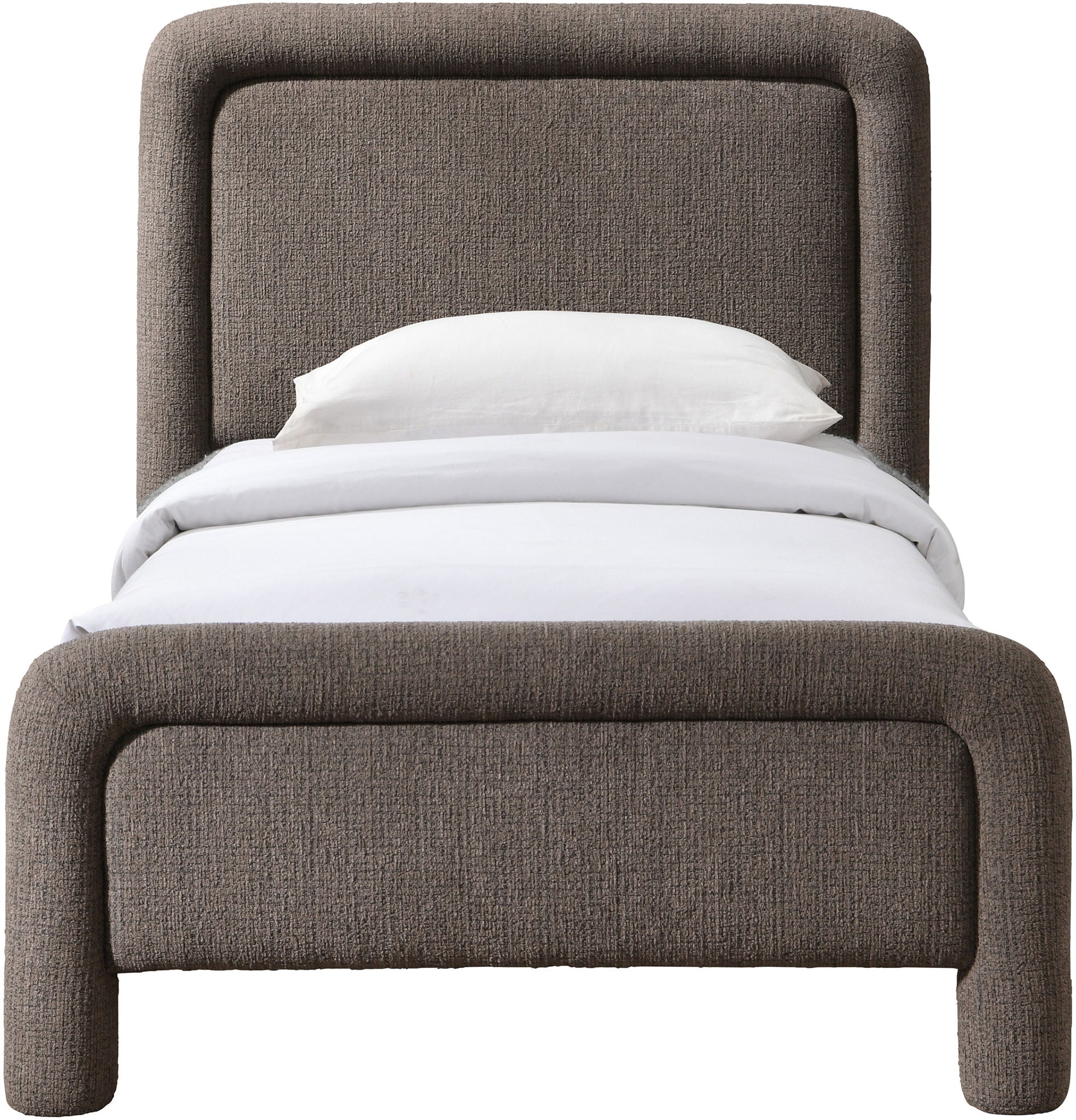 Baylor - Fabric With Interwoven Chenille Upholstered Bed
