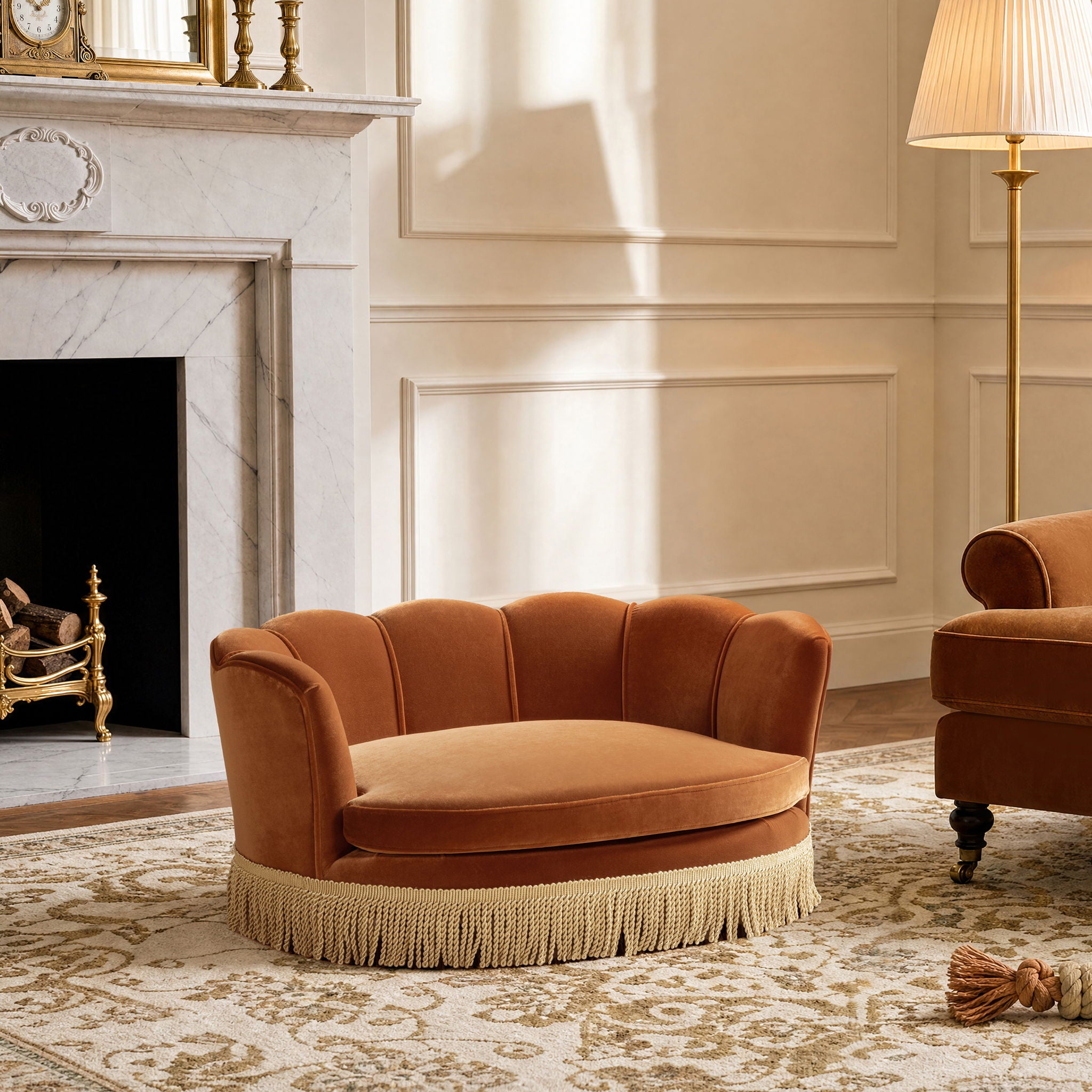 Clara - Scalloped Pet Sofa Bed