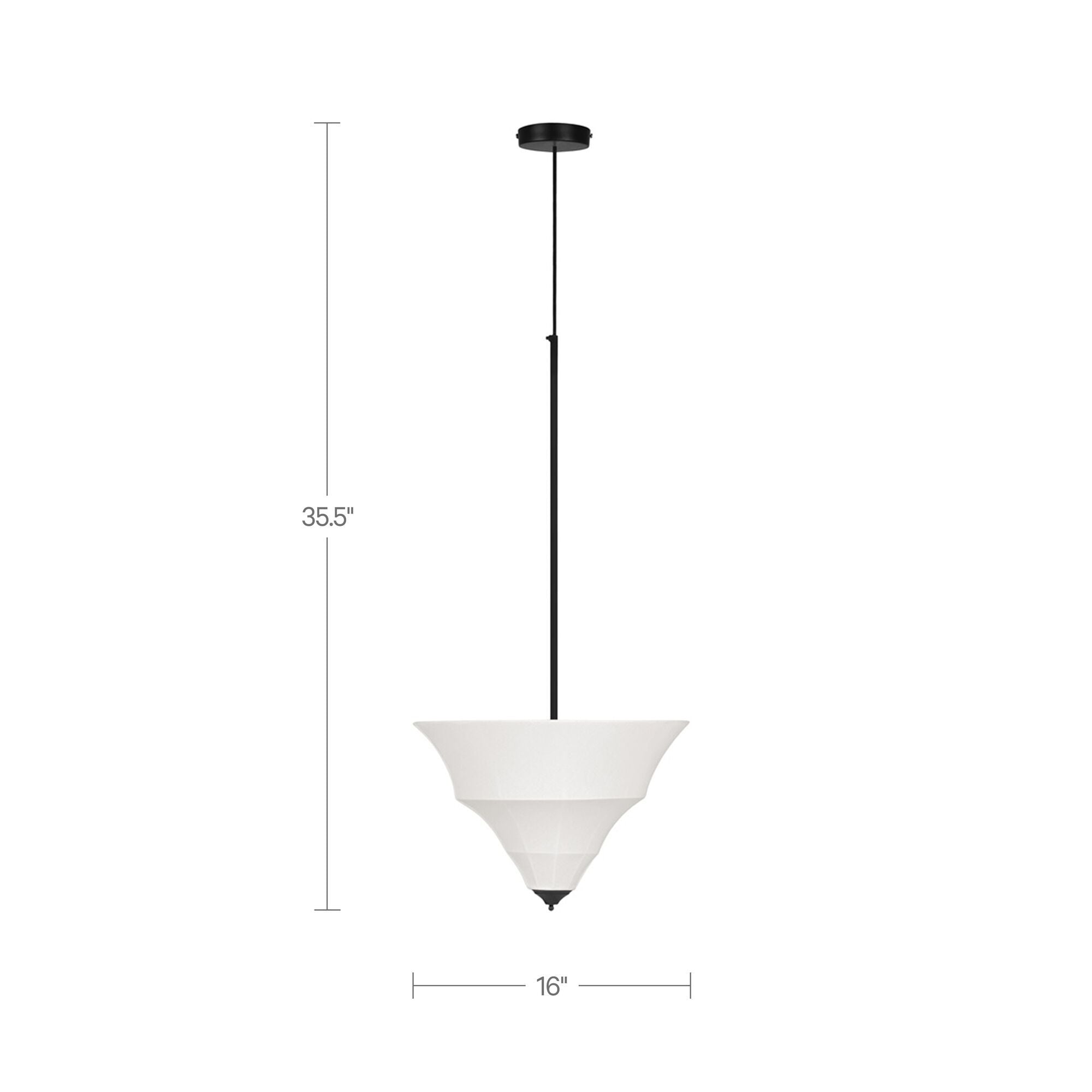 Corrina - Pendant Lamp Small - White