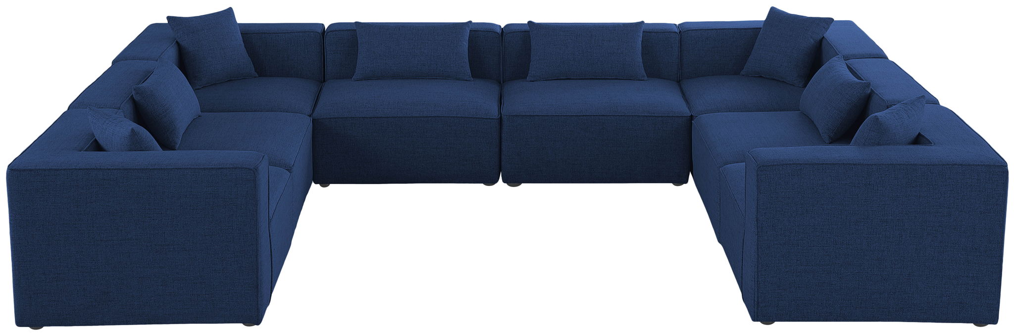 Cube - Linen 8 Piece Modular Sectional