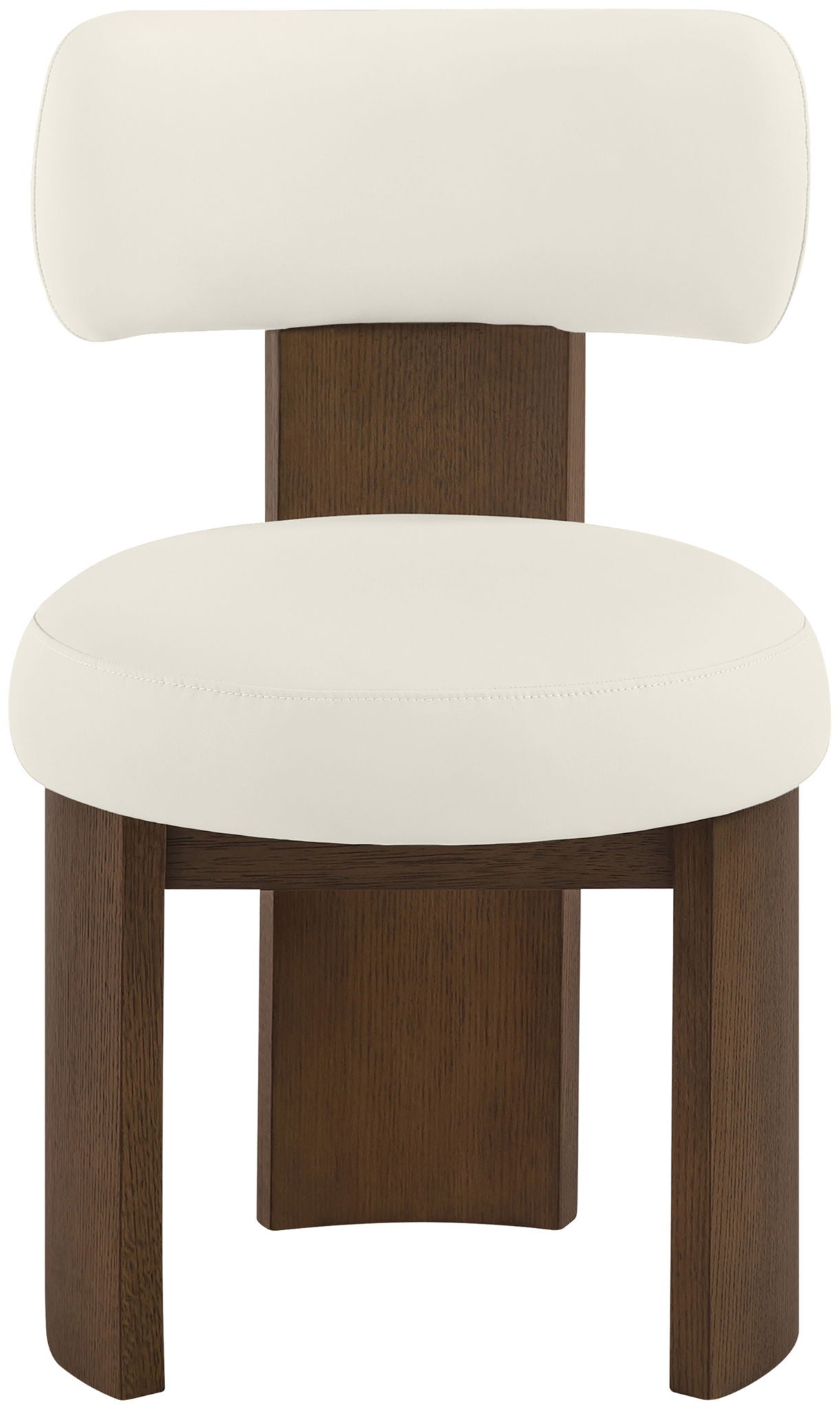 Atelier - Vegan Leather Upholstered Dining Chair (Set of 2) - Painted Brown Frame