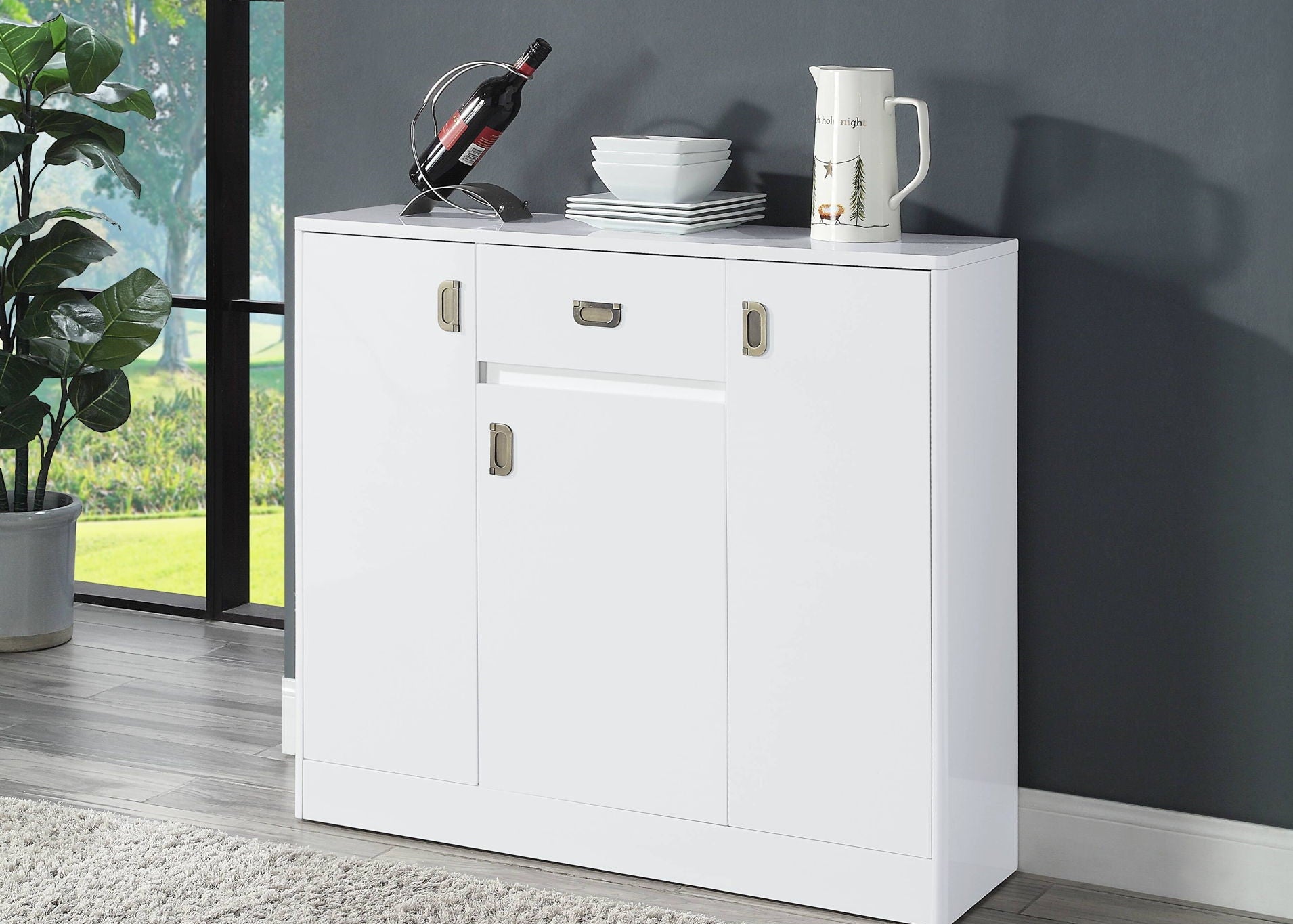Pagan - High Gloss Server - White