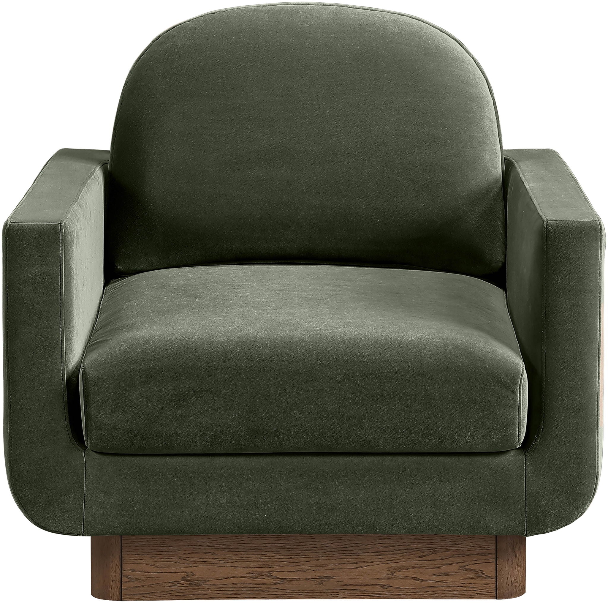 Diviento - Velvet Performance Fabric Upholstered Accent Chair