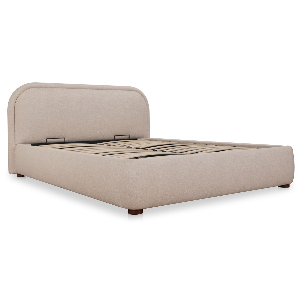 Colin - Queen Storage Bed - Light Brown