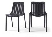 Marilla - Polypropylene Outdoor Patio Dining Chair (Set of 4)
