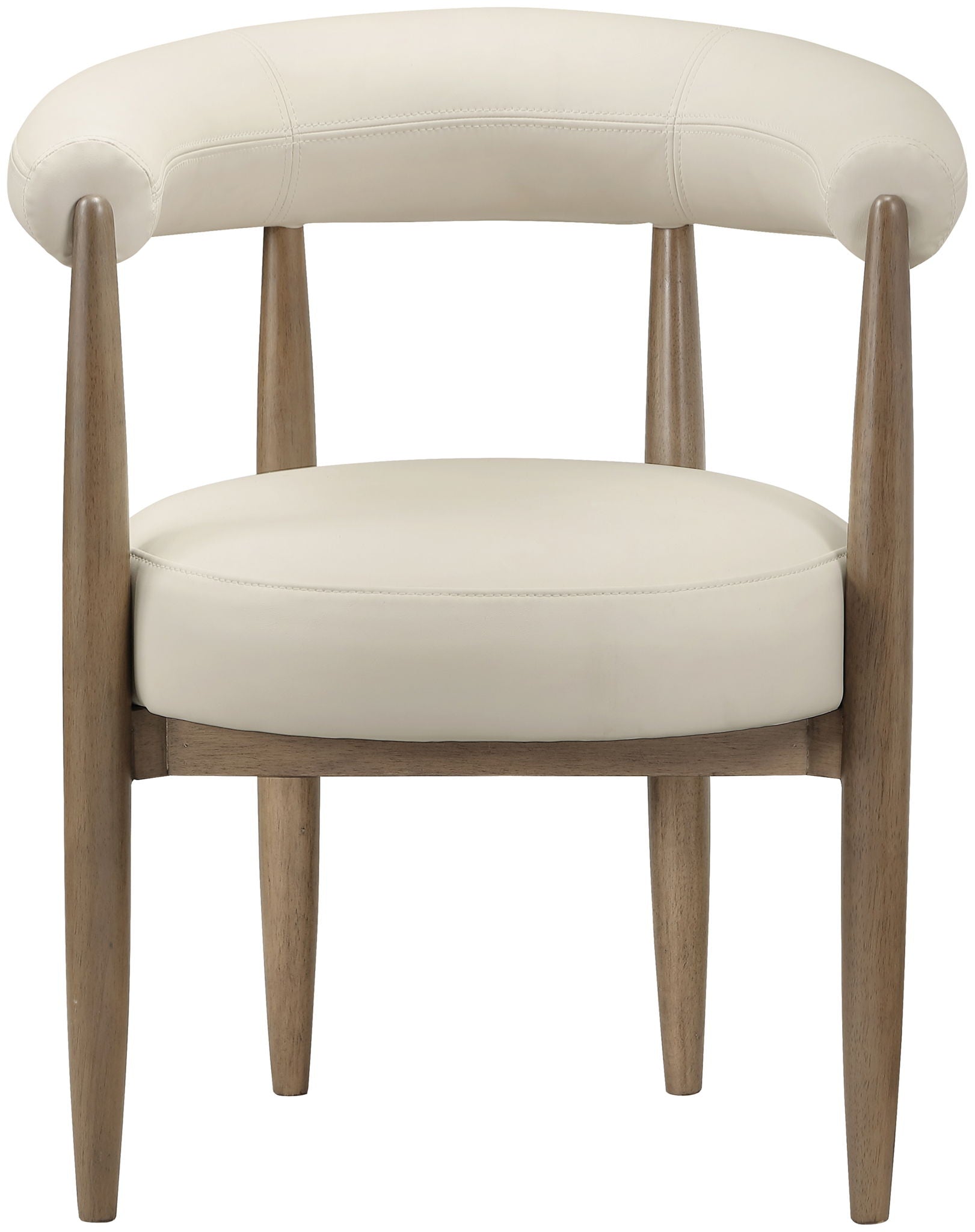 Sable - Vegan Leather Upholstered Dining Chair (Set of 2) - Brown Base
