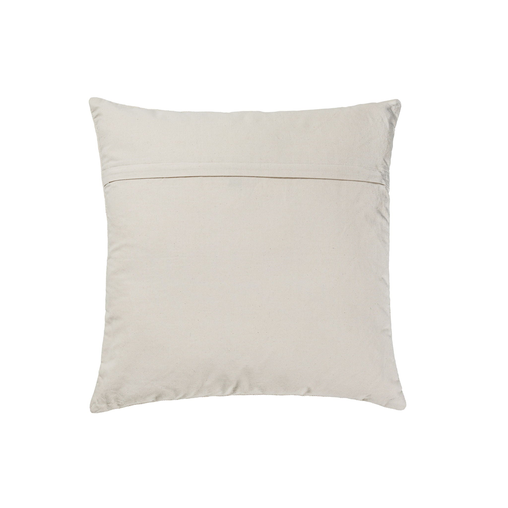Tabitha - 20" Square Embroidered Throw Pillow - (Cover) - Cream