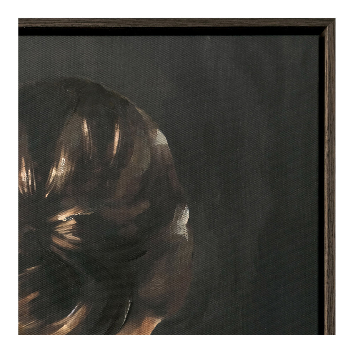 Intrepid - Framed Painting - Black
