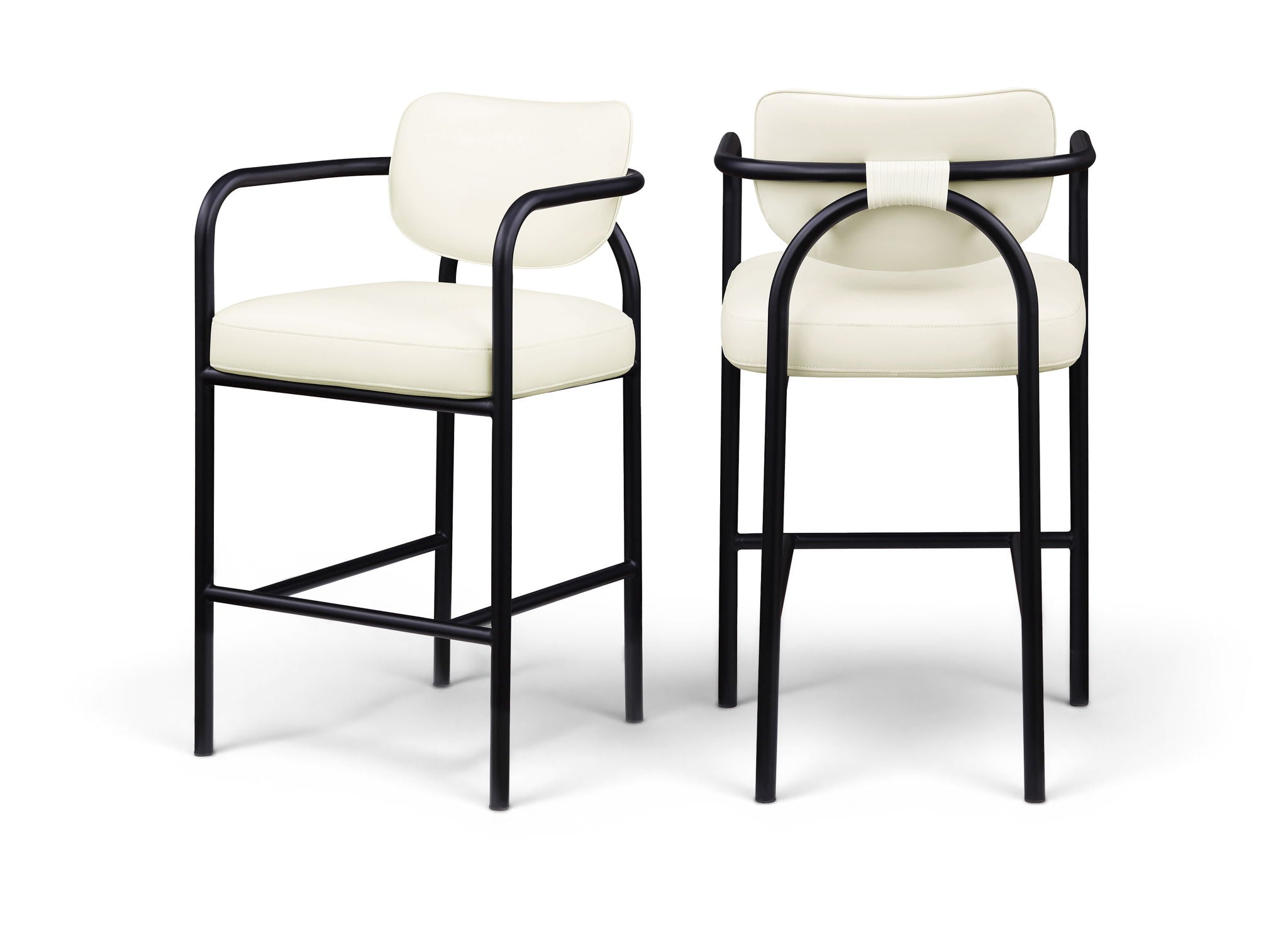 Serava - Vegan Leather Upholstered Bar Stool